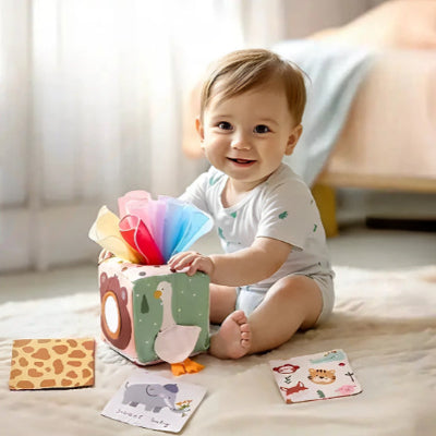 Jouet BEBE -Boite magique - éveil sensoriel