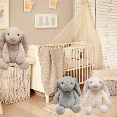 doudou lapin-objet de décoration-tons doux-design charmant
