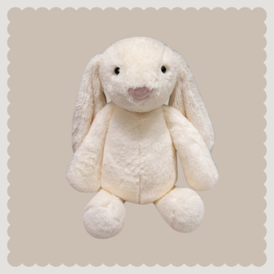 doudou lapin-variant blanc