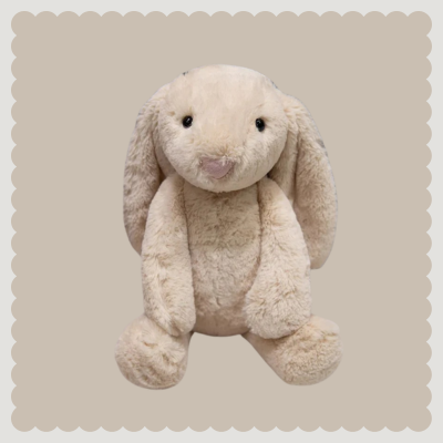 doudou lapin-variant marron