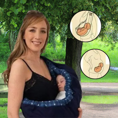 Écharpe de portage -position du bébé comme in utéro