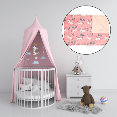 Couverture bébé - Licorne™ - polyvalente - design