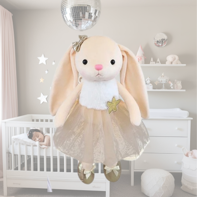 doudou lapin-ballerine-variant-beige