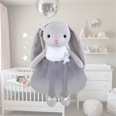 doudou lapin-ballerine-variant-gris
