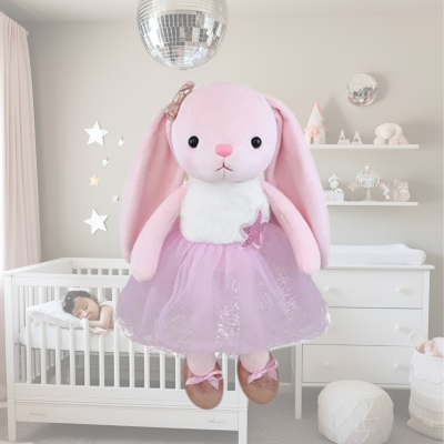 doudou lapin-ballerine-variant-rose